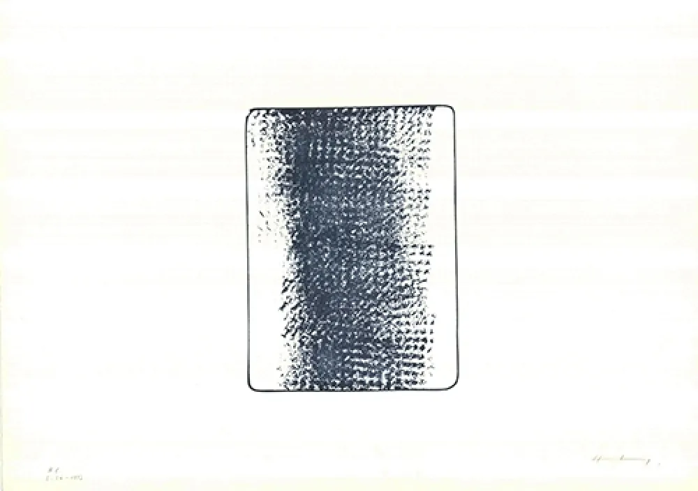 Lithograph Hartung - L 1973-24