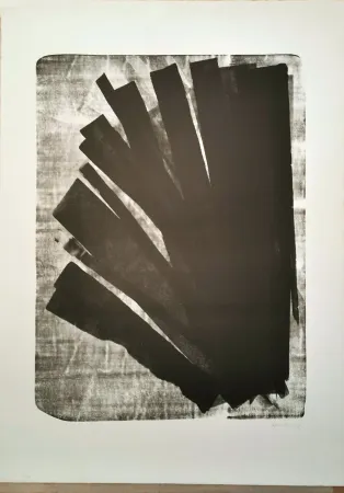 Lithograph Hartung - L 1973-58, 1973