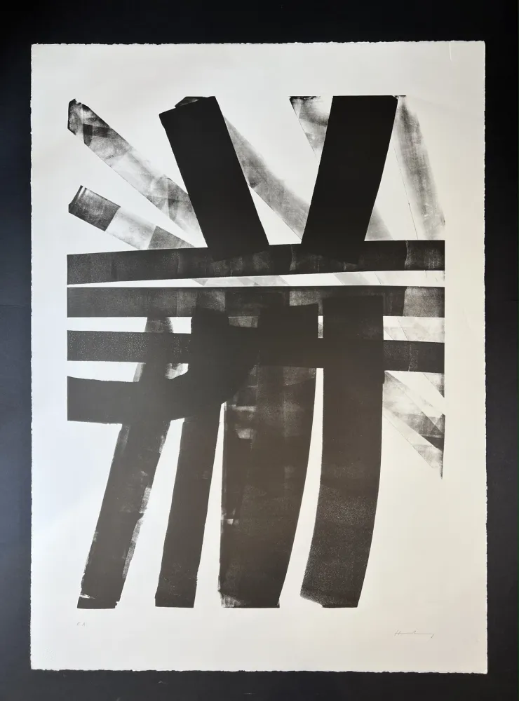 Lithograph Hartung - L 1974-19
