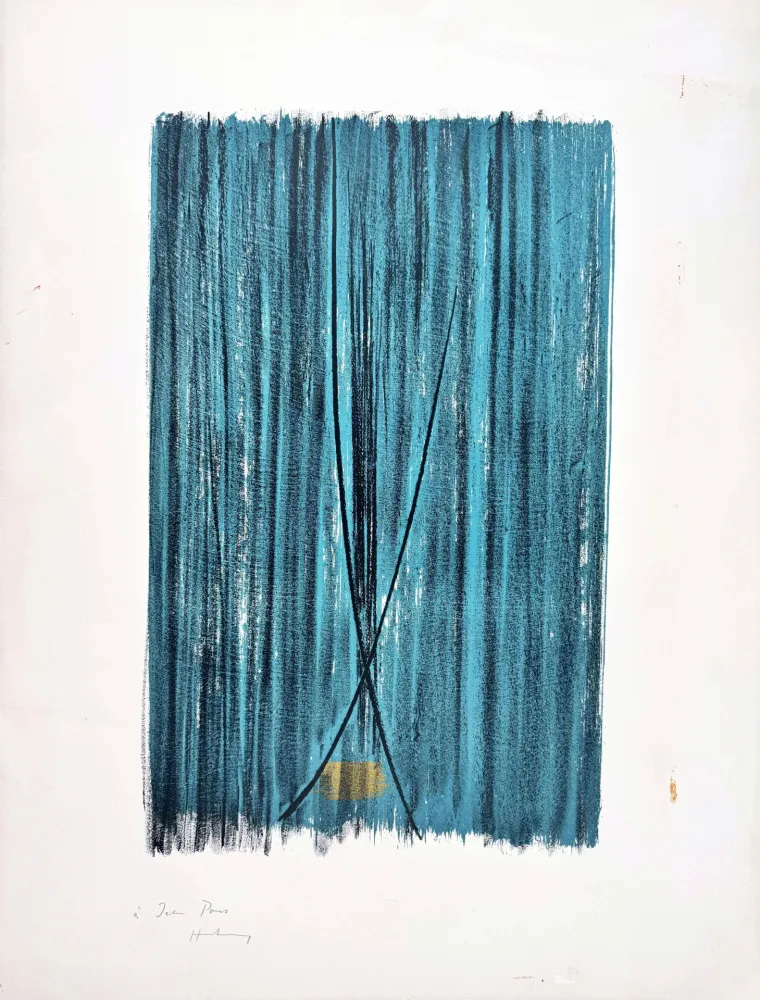Lithograph Hartung - L 20 