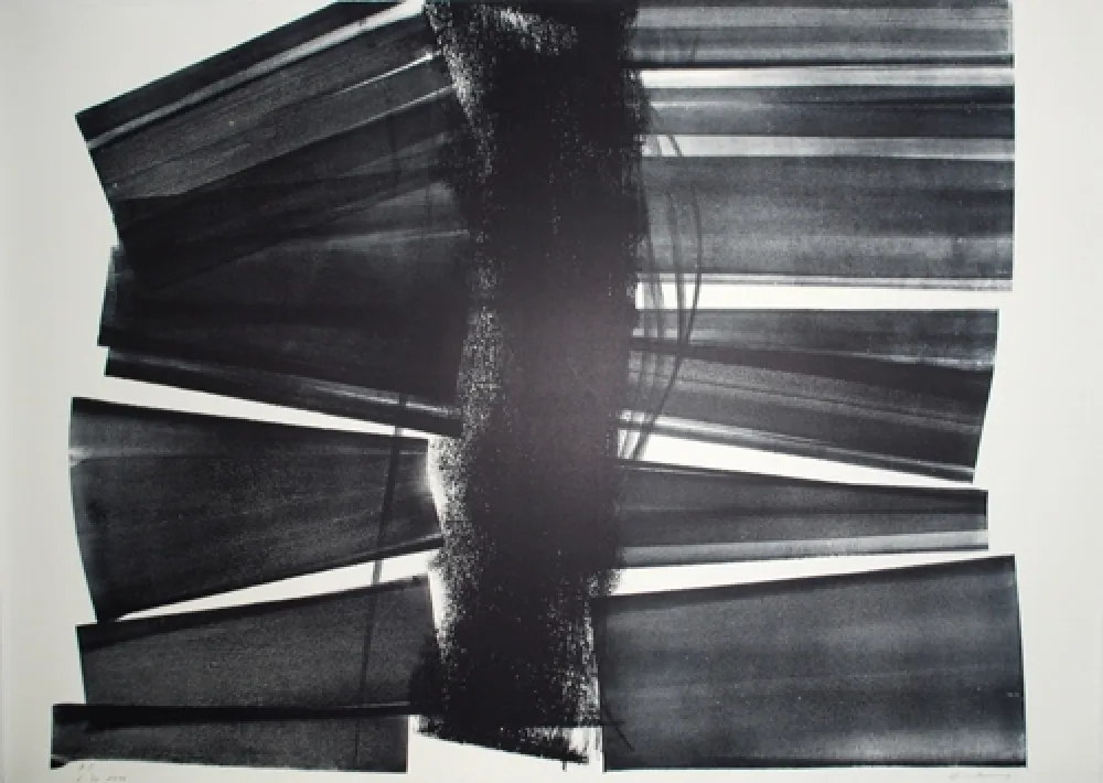 Lithograph Hartung - L-20-1974 