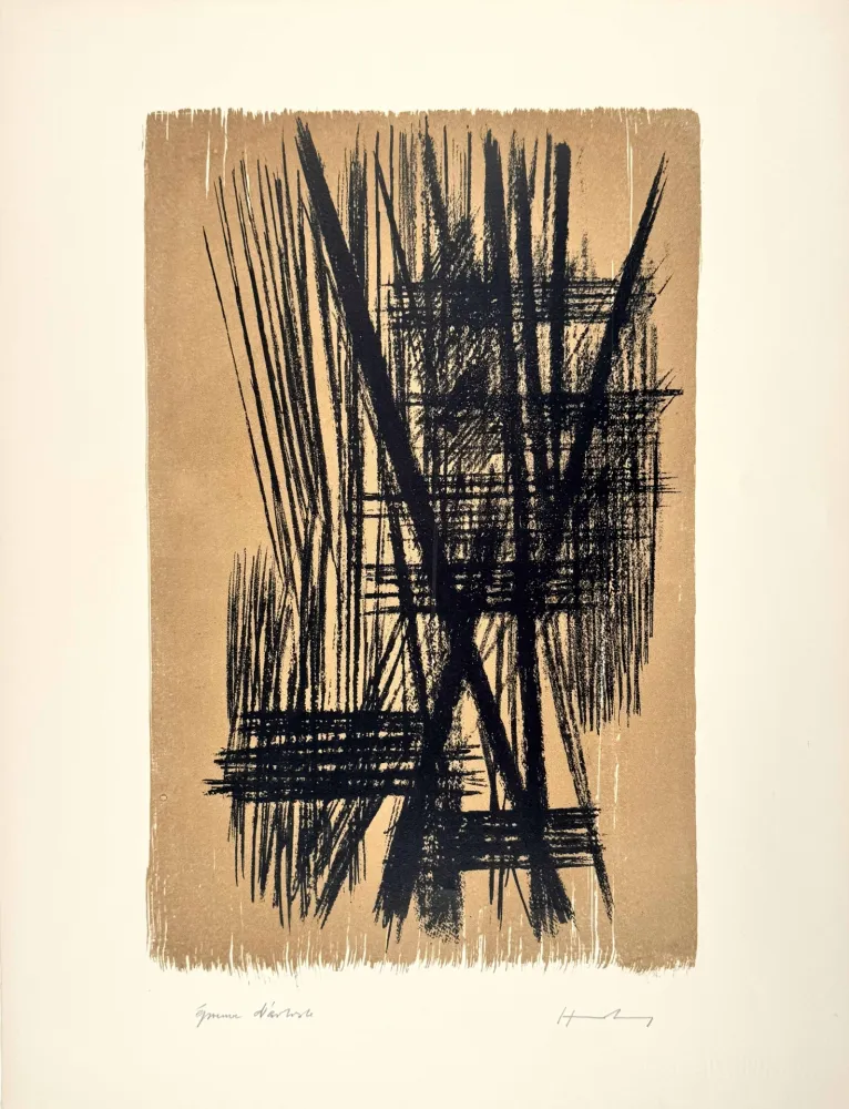 Lithograph Hartung - L 27 