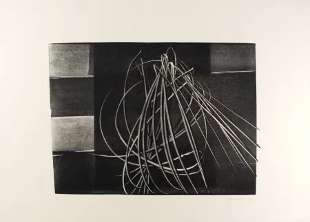 Lithograph Hartung - L-4-1976 