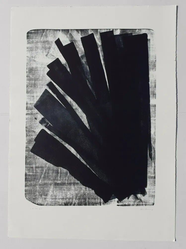 Lithograph Hartung - L-58-1973