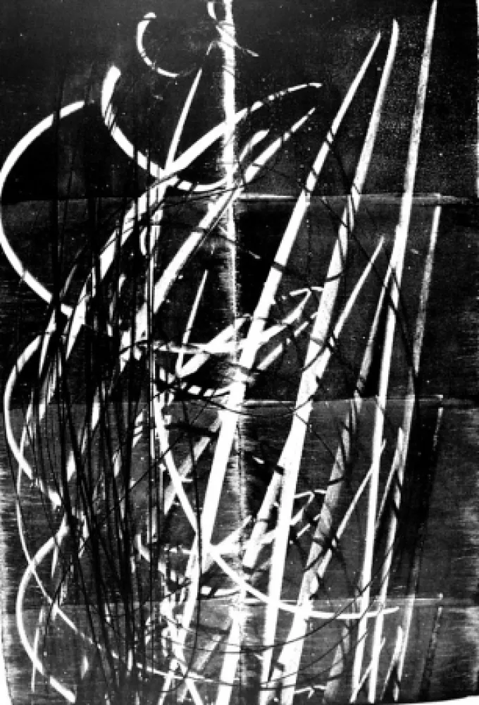 Lithograph Hartung - L - 60