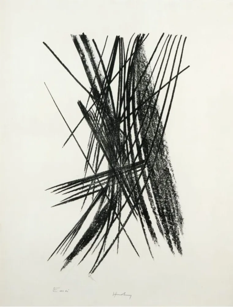 Lithograph Hartung - L16