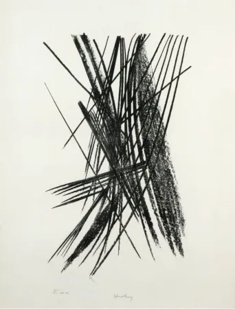 Lithograph Hartung - L16