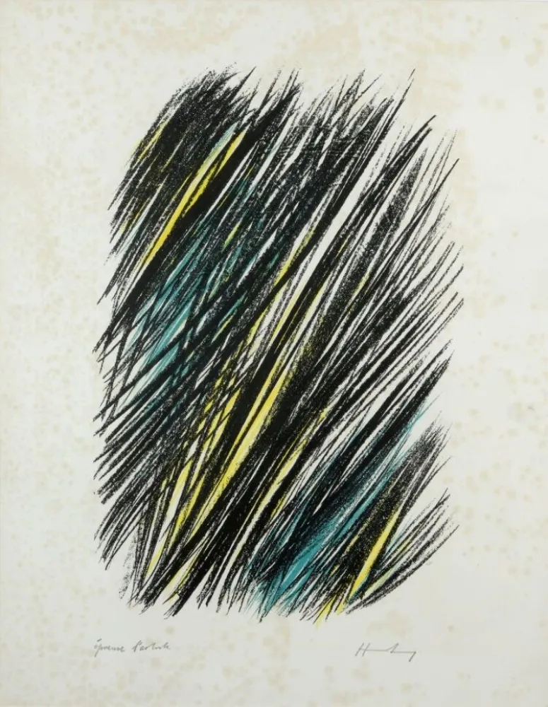 Lithograph Hartung - L19