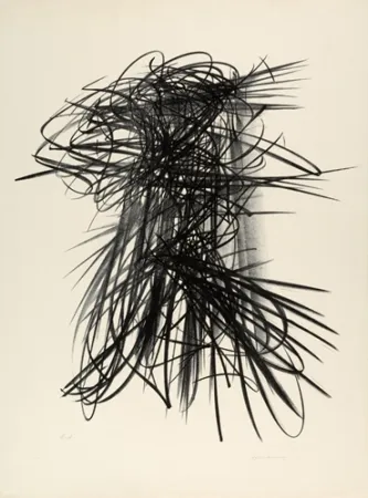 Lithograph Hartung - L93