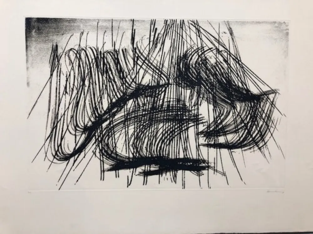 Engraving Hartung - Las Estampas de la Cometa