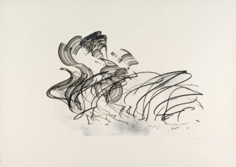 Etching And Aquatint Hartung - Las Estampas de La Cometa