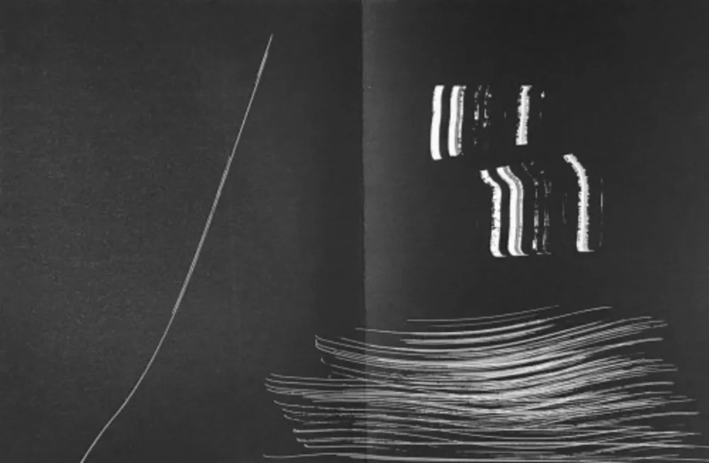 Lithograph Hartung - Lithograph X from Farandole