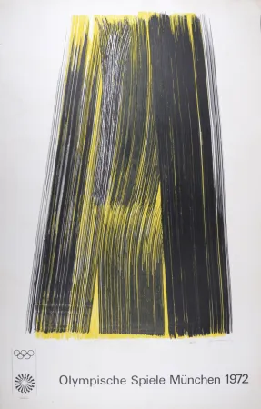 Lithograph Hartung - Olympische Spiele München, 1972 - Hand-signed
