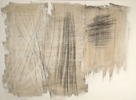 Lithograph Hartung - Pastel P. 1960-165