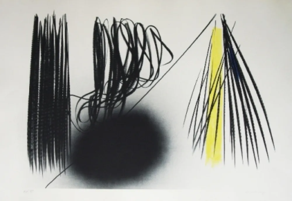 Lithograph Hartung - Sans titre
