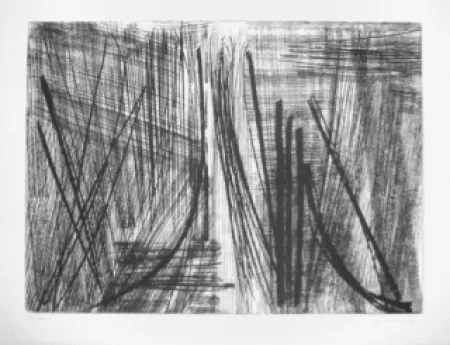 Etching Hartung - Sans titre