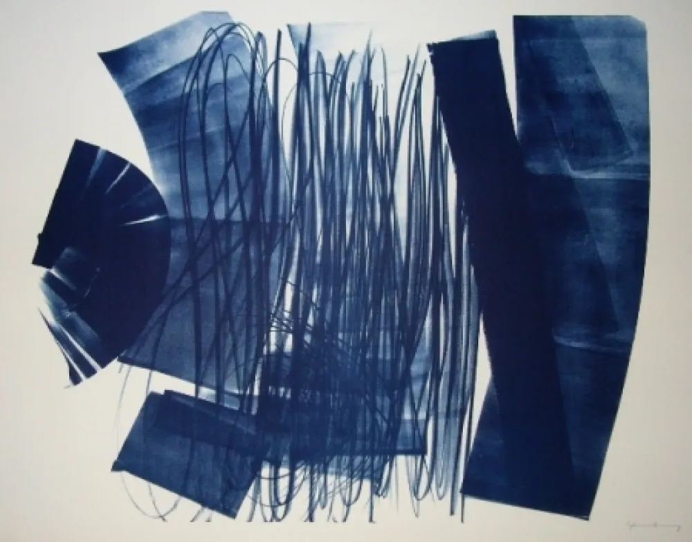Lithograph Hartung - Sans titre