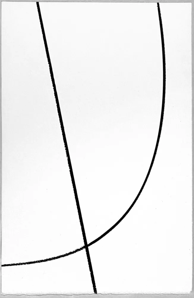 Lithograph Hartung - Untitled,