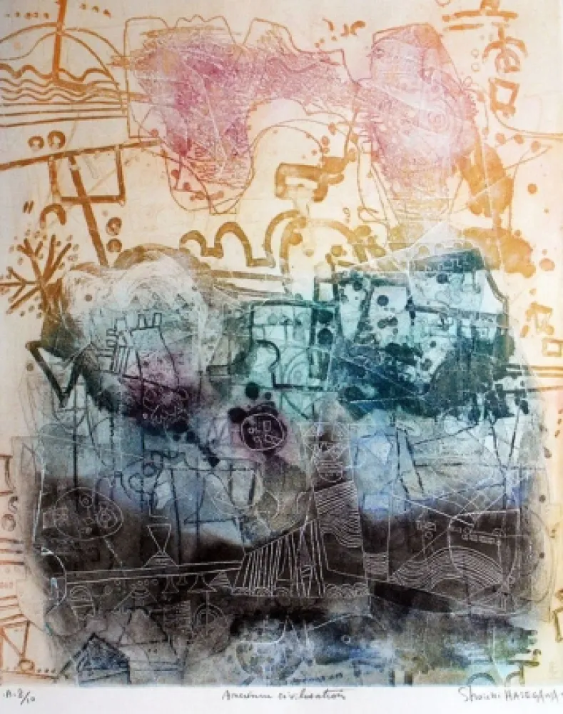 Etching And Aquatint Hasegawa - Ancienne civilisation