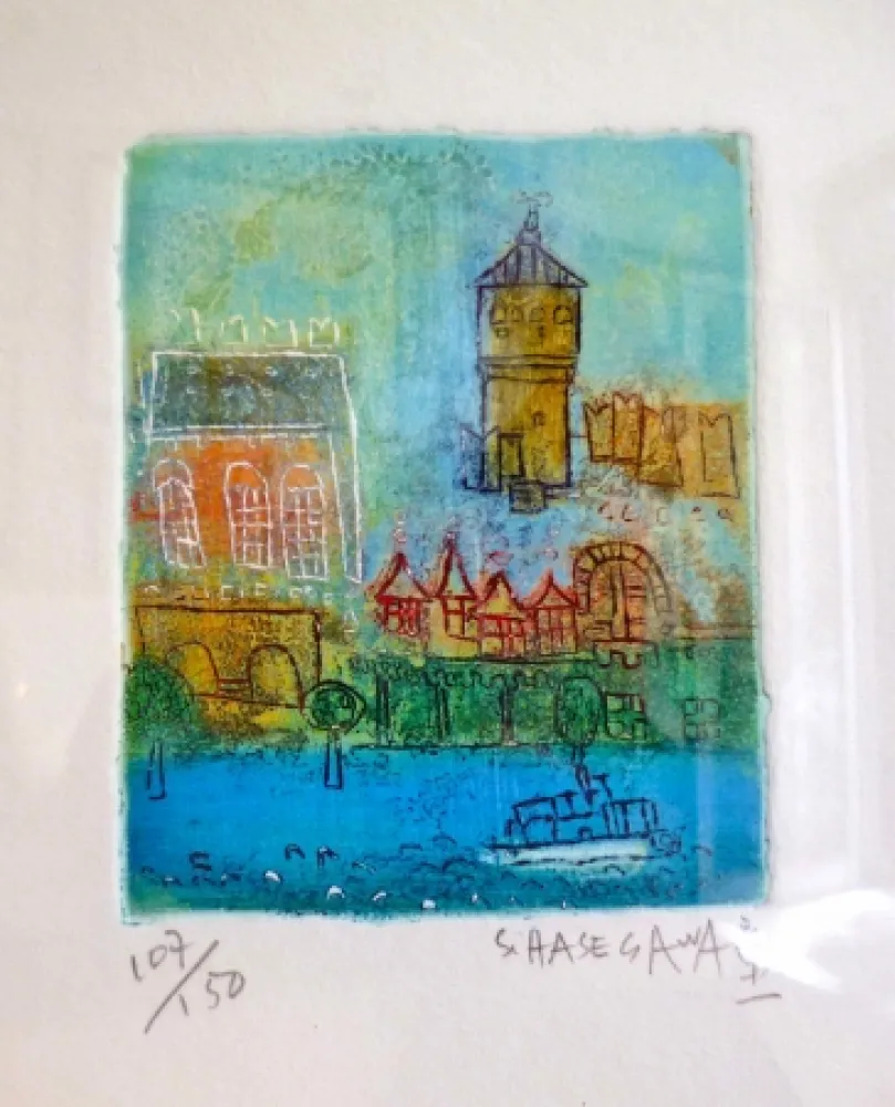 Etching Hasegawa - BORGO MEDIEVAL TURIN