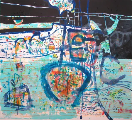 Lithograph Hasegawa - CHANT DE JEUNESSE