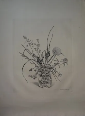Drypoint Hasegawa - Fleurs de Printemps