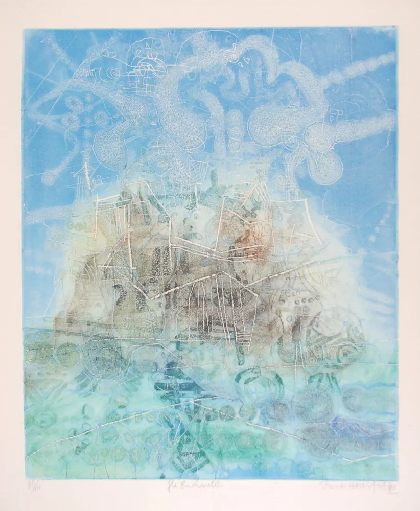 Engraving Hasegawa - Ile enchantée