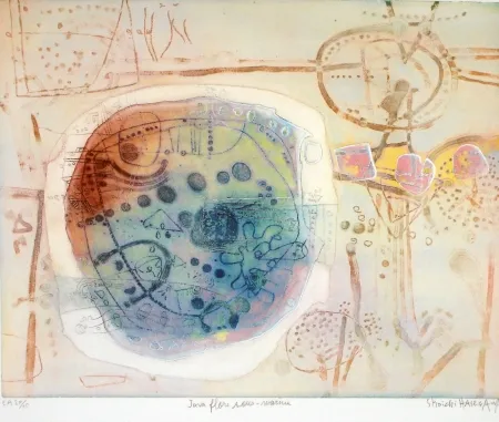 Etching And Aquatint Hasegawa - Java flore sous marine