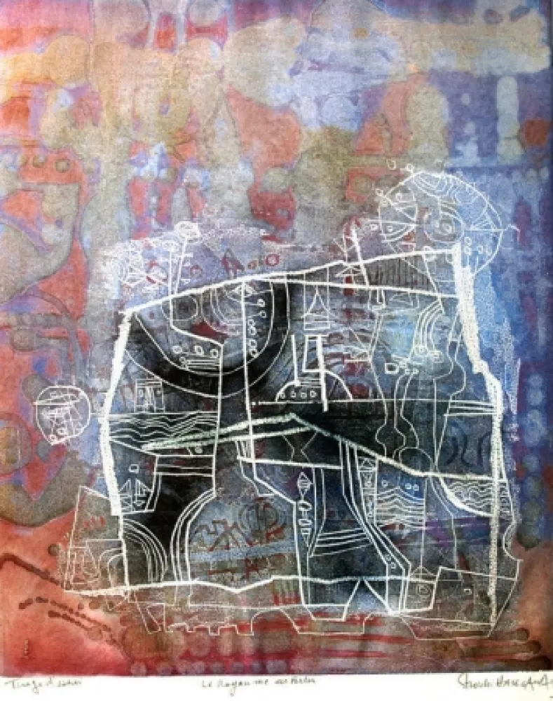 Etching And Aquatint Hasegawa - Le royaume des perles