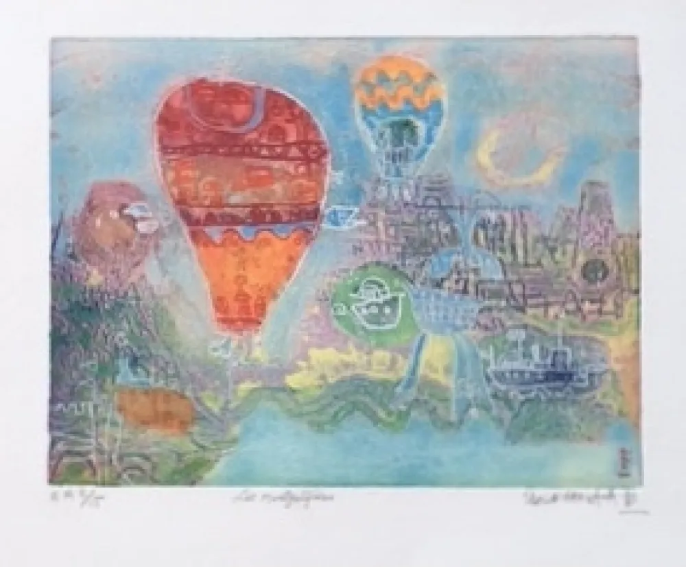 Etching Hasegawa - Les Montgolfieres 