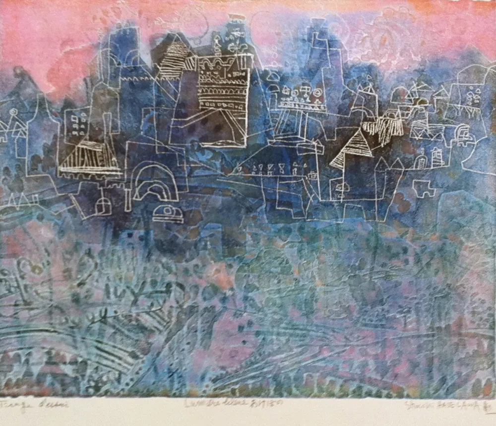 Etching Hasegawa - Lumière bleue 