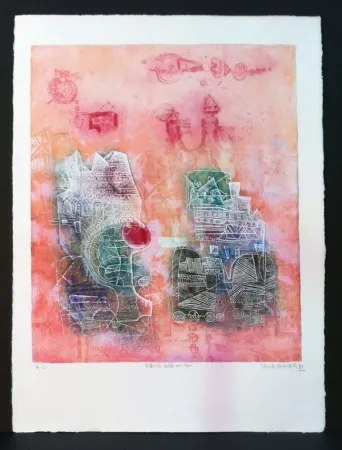 Etching And Aquatint Hasegawa - Vallée des rois