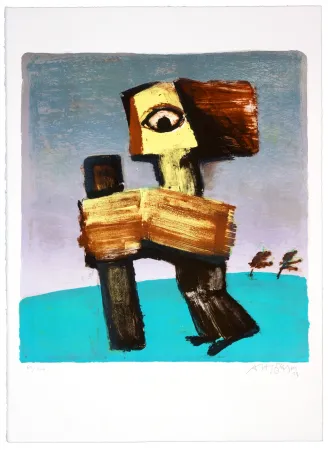 Lithograph Haugen Sørensen - Sans titre