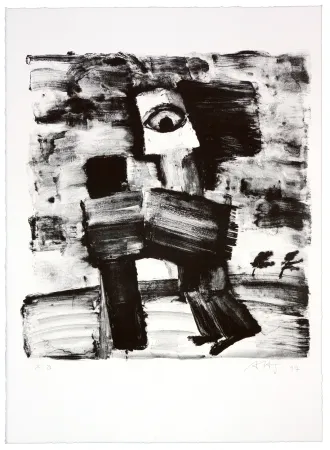 Lithograph Haugen Sørensen - Sans titre