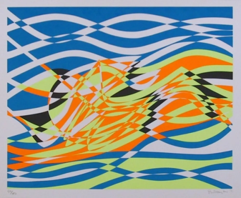 Screenprint Hayter - #4 from the Aquarius Suite