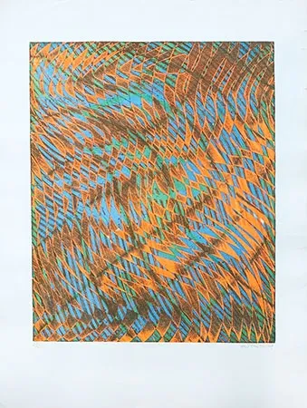 Etching Hayter - Caribbean sea