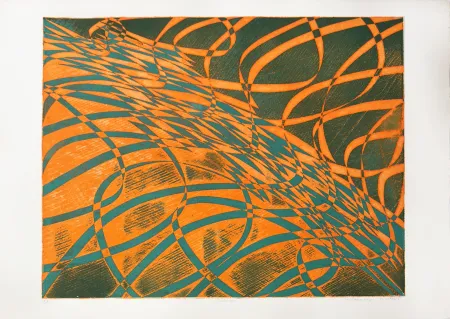 Etching Hayter - Claduegne