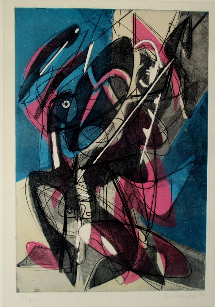 Etching And Aquatint Hayter - Combat