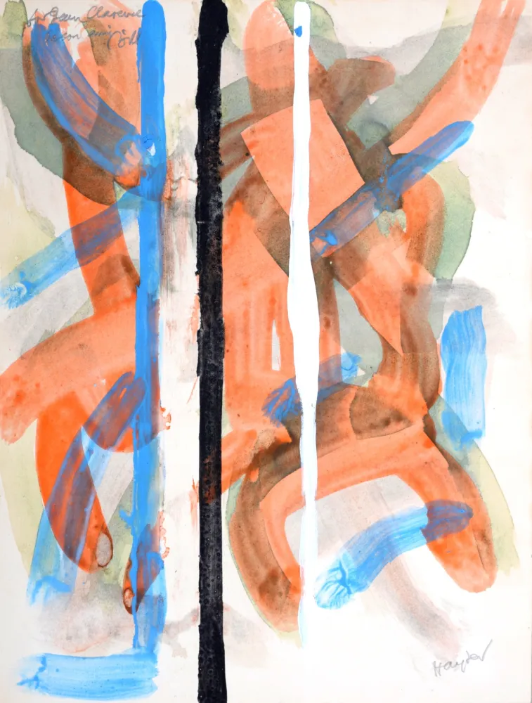 No Technical Hayter - Composition, circa 1980 - Hand-signed