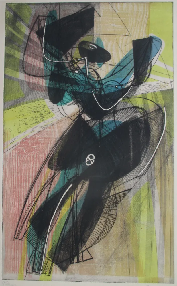 Etching And Aquatint Hayter - Danse du Soleil