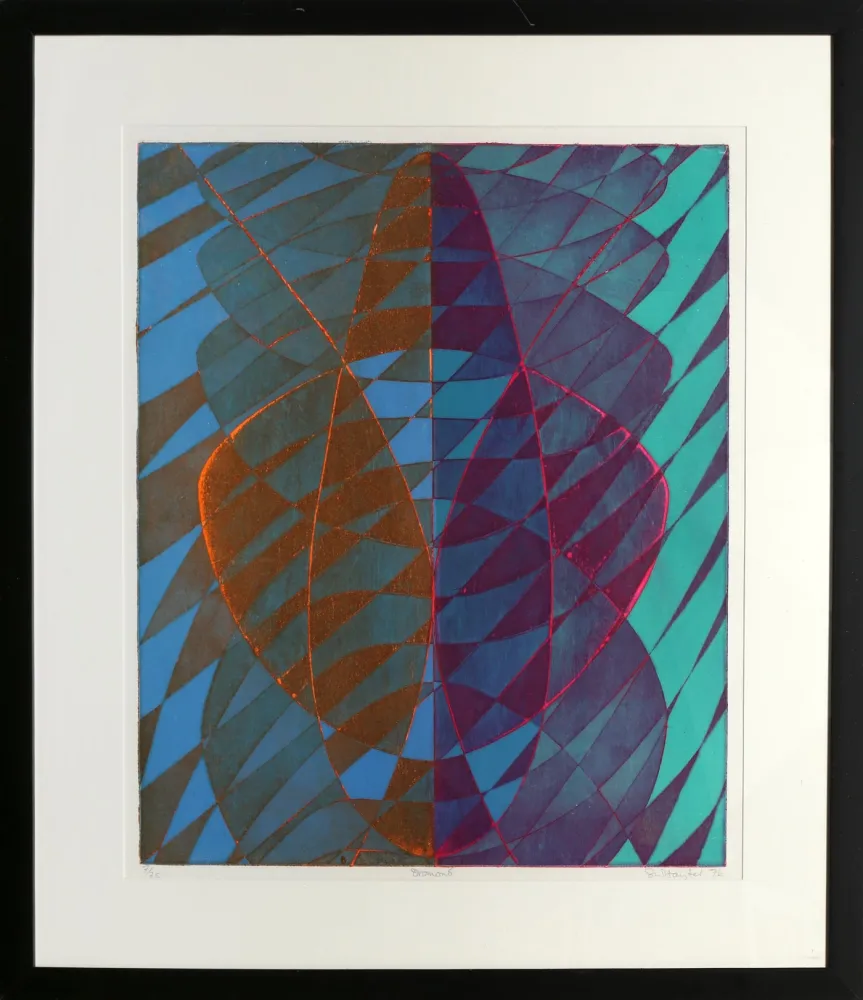 Etching Hayter - Dromond