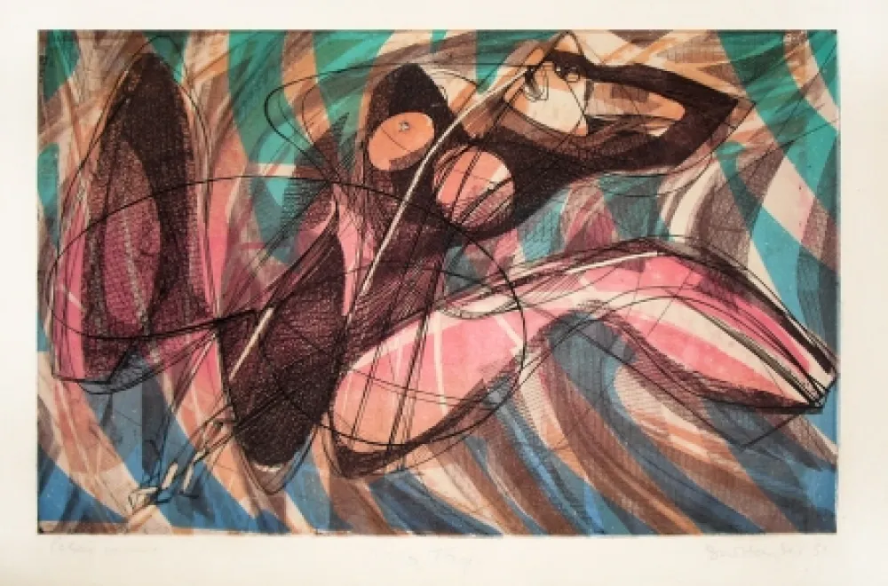 Etching Hayter - Escoutay