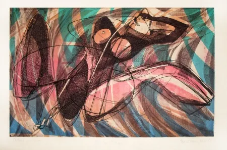 Etching Hayter - Escoutay