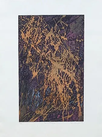 Etching Hayter - Feu d'artifice