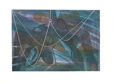 Etching Hayter - La noyée