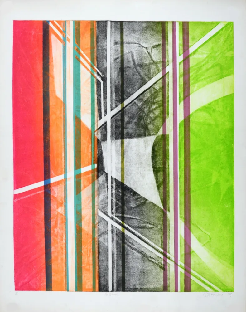 Etching Hayter - La Serre, c. 1979 - Hand signed!