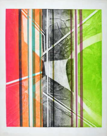 Etching Hayter - La Serre, c. 1979 - Hand signed!