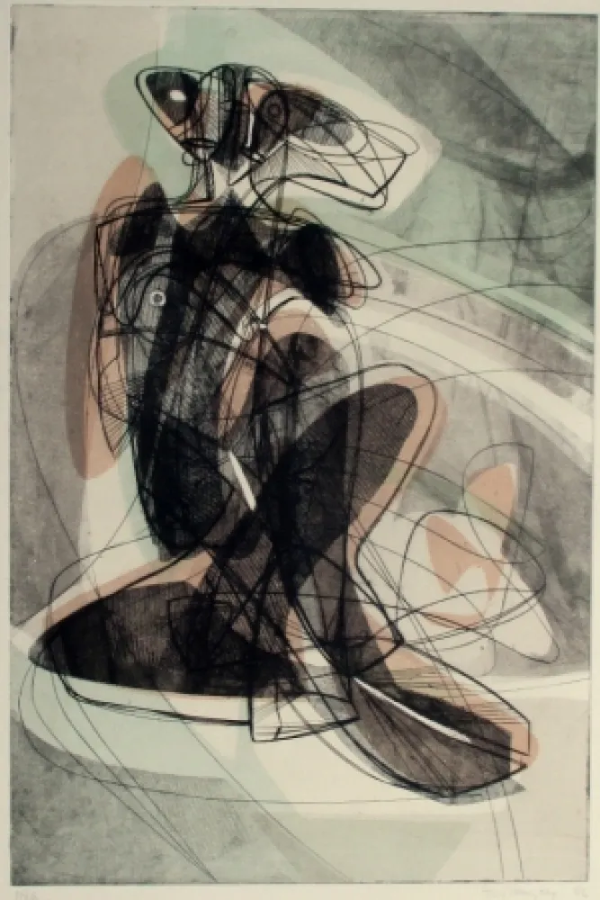 Etching Hayter - Le couple