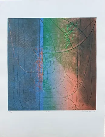 Etching Hayter - Le pendu