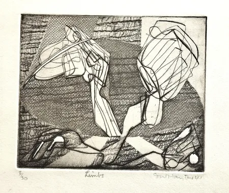 Engraving Hayter - Limbs